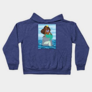 Beautiful Caribbean Mermaid Kids Hoodie